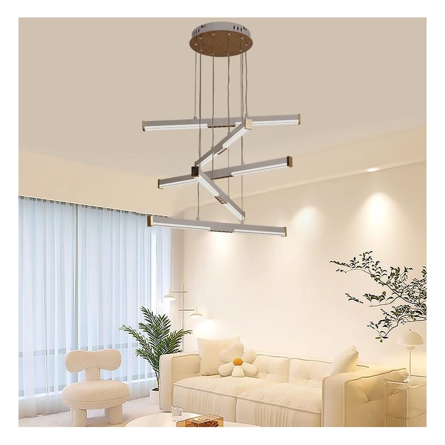 Candeeiro suspenso LED com regulação LED/75W/230V 3000-6500K + comando