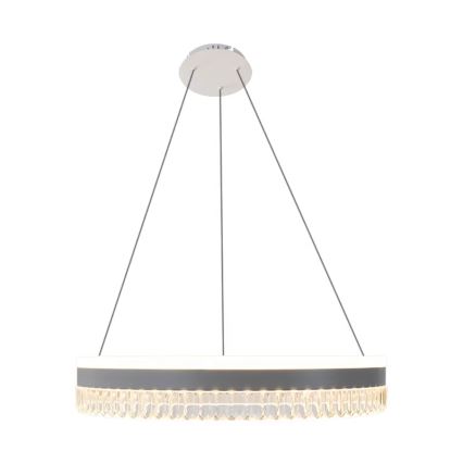 LED Regulação cristal candeeiro suspenso LED/80W/230V 3000-6500K branco + comando