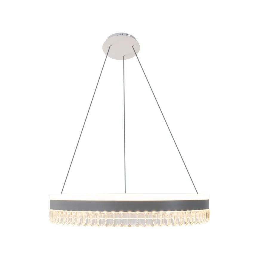 LED Regulação cristal candeeiro suspenso LED/80W/230V 3000-6500K branco + comando