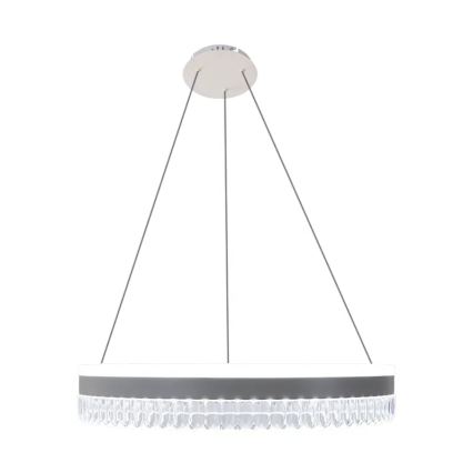 LED Regulação cristal candeeiro suspenso LED/80W/230V 3000-6500K branco + comando