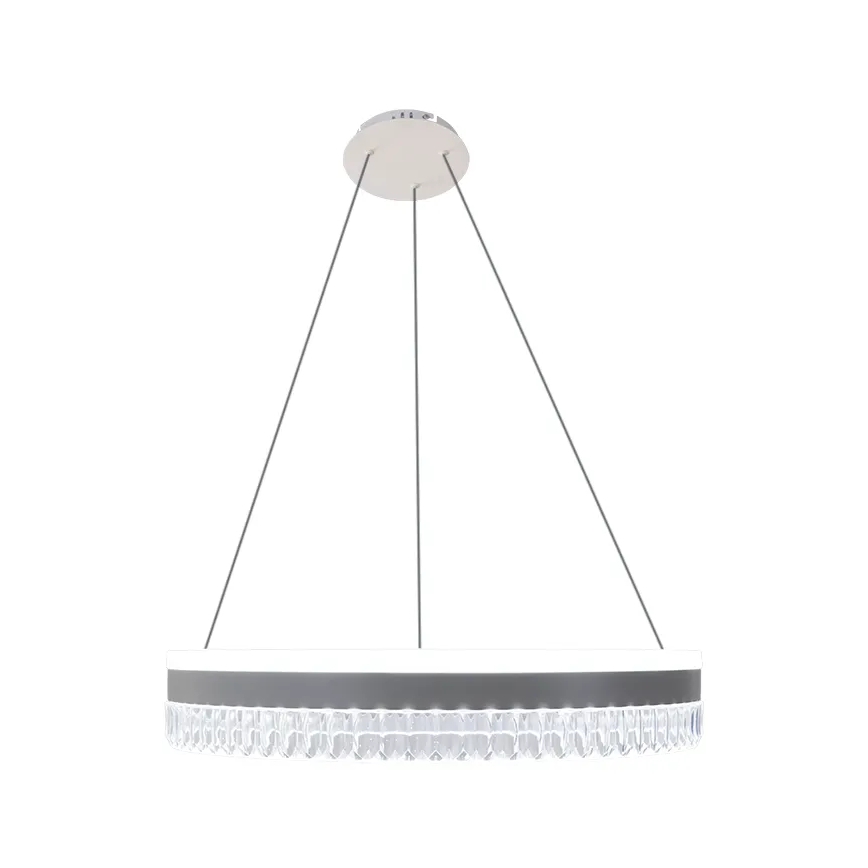 LED Regulação cristal candeeiro suspenso LED/80W/230V 3000-6500K branco + comando