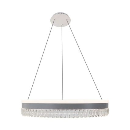 LED Regulação cristal candeeiro suspenso LED/80W/230V 3000-6500K branco + comando