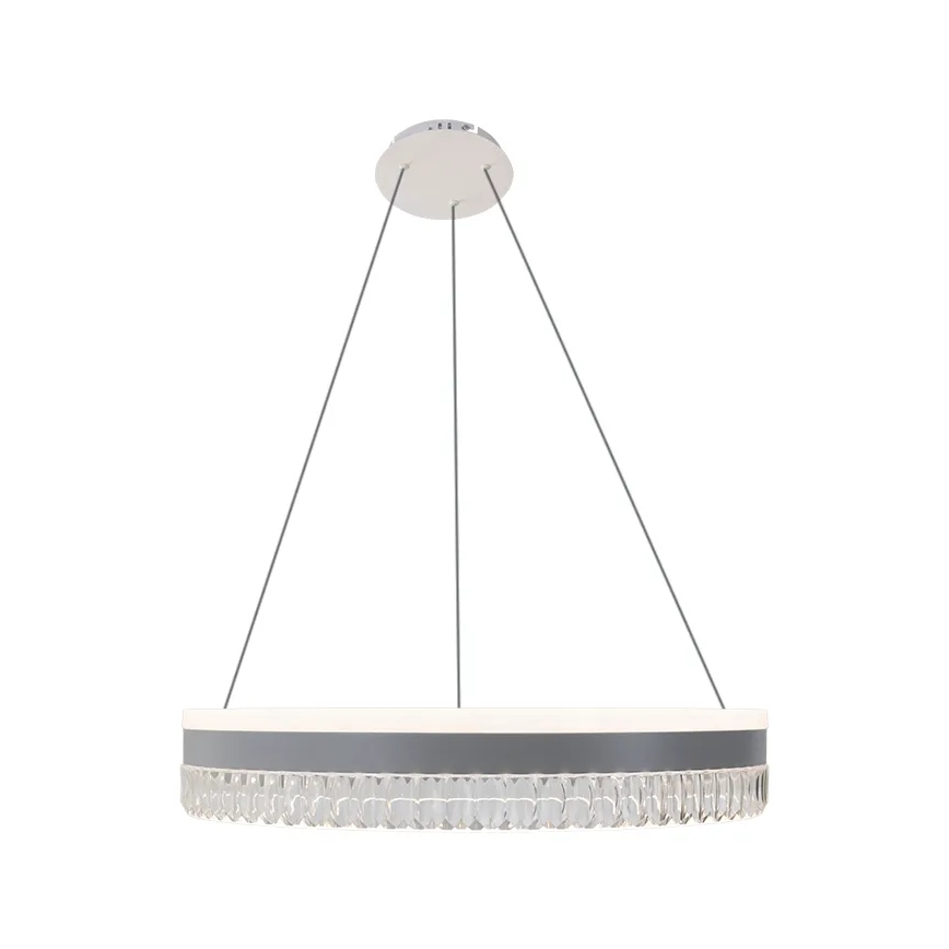 LED Regulação cristal candeeiro suspenso LED/80W/230V 3000-6500K branco + comando