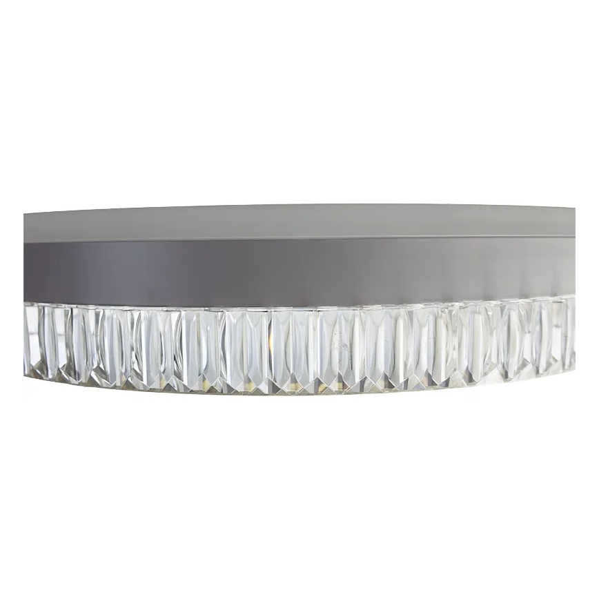 LED Regulação cristal candeeiro suspenso LED/80W/230V 3000-6500K branco + comando
