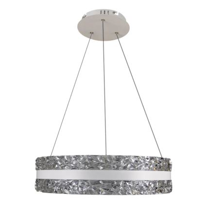LED Regulação cristal candeeiro suspenso LED/80W/230V 3000-6500K branco + comando