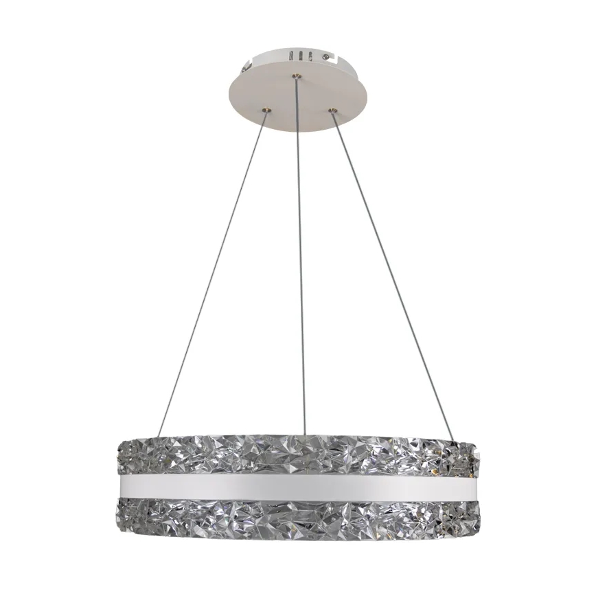 LED Regulação cristal candeeiro suspenso LED/80W/230V 3000-6500K branco + comando