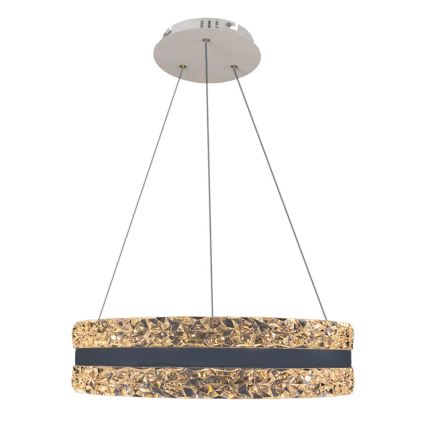 LED Regulação cristal candeeiro suspenso LED/80W/230V 3000-6500K branco + comando