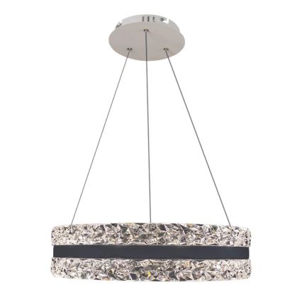 LED Regulação cristal candeeiro suspenso LED/80W/230V 3000-6500K branco + comando
