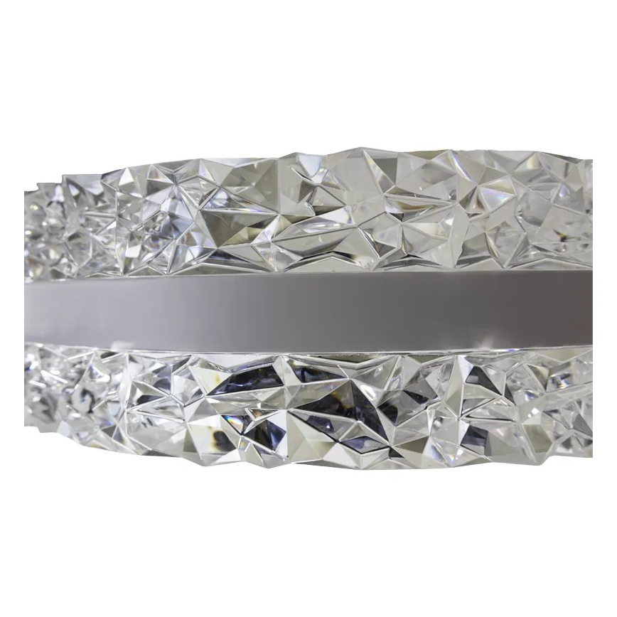 LED Regulação cristal candeeiro suspenso LED/80W/230V 3000-6500K branco + comando