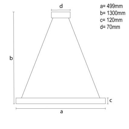 LED Regulação cristal candeeiro suspenso LED/80W/230V 3000-6500K branco + comando