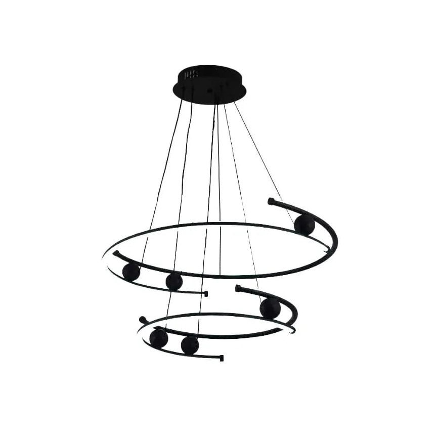 Candeeiro suspenso LED com regulação LED/80W/230V 3000-6500K diâmetro 60 cm + comando