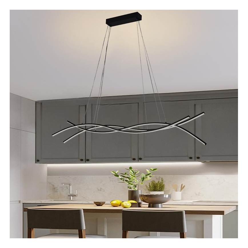 Candeeiro suspenso LED com regulação LED/80W/230V 3000-6500K + comando