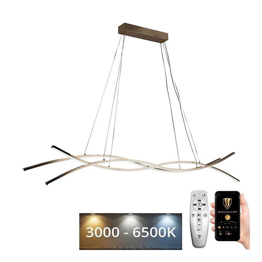 Candeeiro suspenso LED com regulação LED/80W/230V 3000-6500K + comando