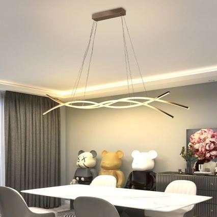Candeeiro suspenso LED com regulação LED/80W/230V 3000-6500K + comando