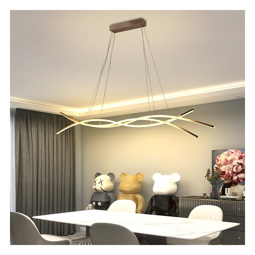 Candeeiro suspenso LED com regulação LED/80W/230V 3000-6500K + comando