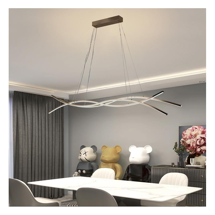 Candeeiro suspenso LED com regulação LED/80W/230V 3000-6500K + comando