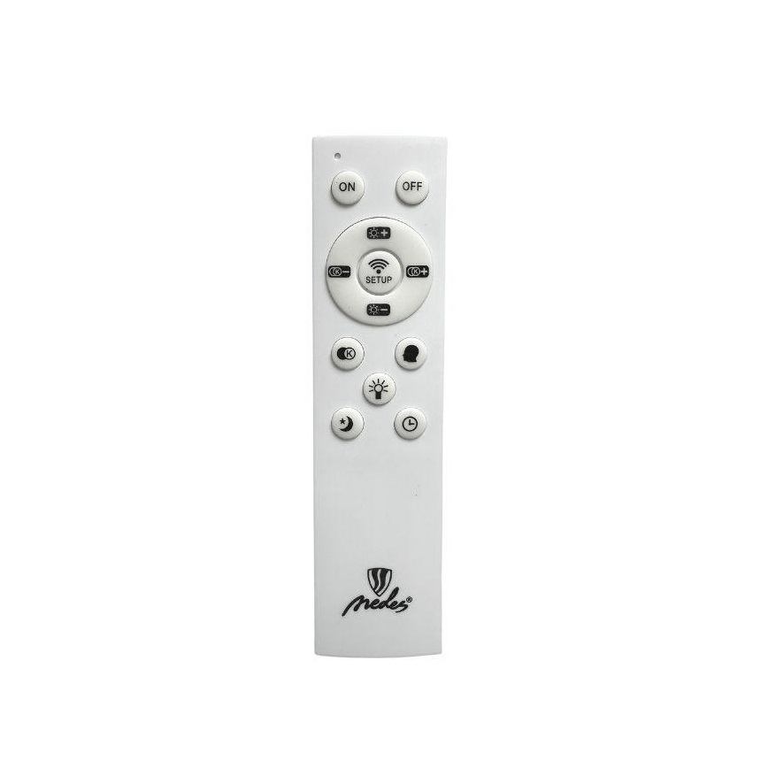 LED Regulação cristal candeeiro suspenso LED/80W/230V 3000-6500K preto + comando