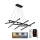 Candeeiro suspenso LED com regulação LED/90W/230V 3000-6500K + comando