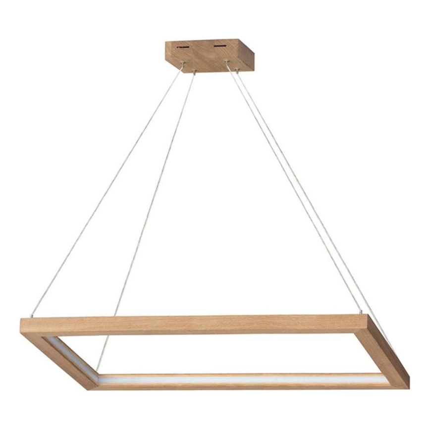 Candeeiro suspenso LED com regulação LEGNO LED/31,5W/230V carvalho