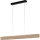 Candeeiro suspenso LED com regulação LEON 3xLED/18W/230V carvalho