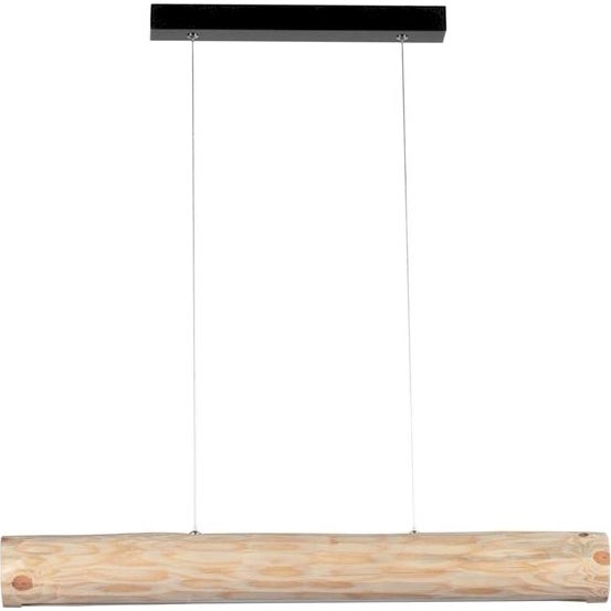 Candeeiro suspenso LED com regulação LUCAS LED/25,5W/230V pinho