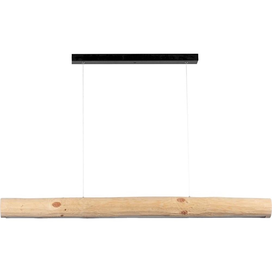 Candeeiro suspenso LED com regulação LUCAS LED/33W/230V pinho