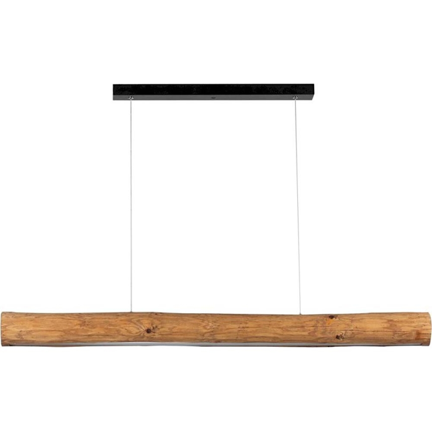 Candeeiro suspenso LED com regulação LUCAS LED/33W/230V pinho