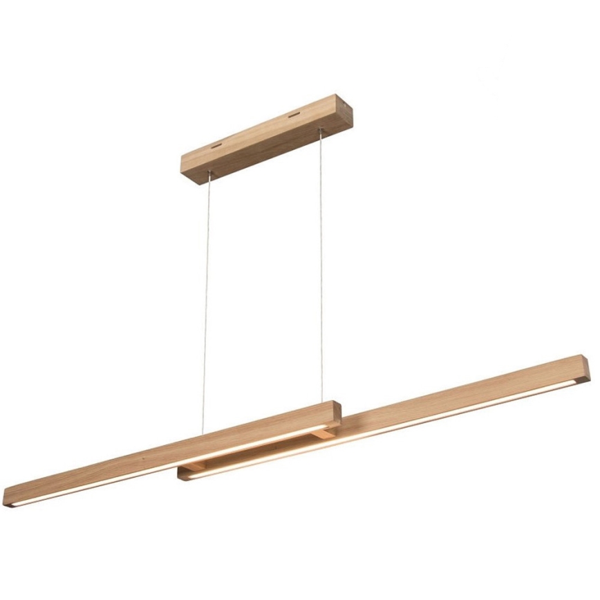 Candeeiro suspenso LED com regulação SMAL 2xLED/22,5W/230V carvalho