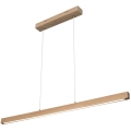 Candeeiro suspenso LED com regulação SMAL LED/15W/230V carvalho