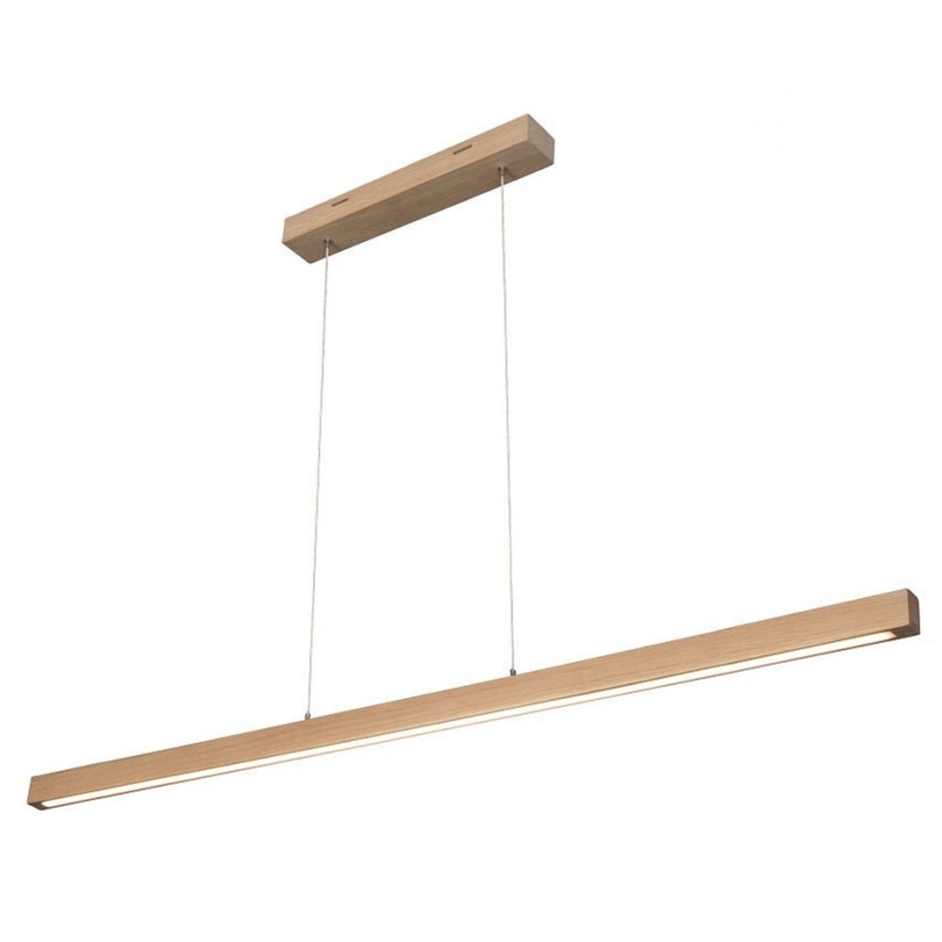 Candeeiro suspenso LED com regulação SMAL LED/18W/230V carvalho