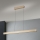 Candeeiro suspenso LED com regulação TARA LED/44W/230V 2700/3800/4500/5700K dourado