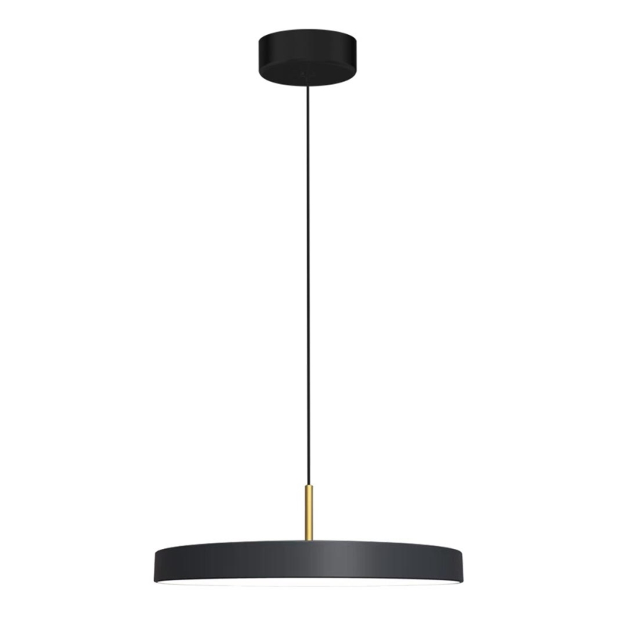 Candeeiro suspenso LED DISC LED/38W/230V diâmetro 45 cm preto