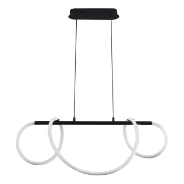 Candeeiro suspenso LED EMMA LED/38W/230V preto