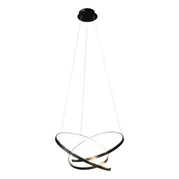 Candeeiro suspenso LED EMPOLI LED/55W/230V preto
