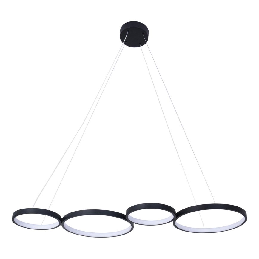 Candeeiro suspenso LED FLAMENCO LED/42W/230V 4000K preto