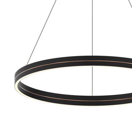 Candeeiro suspenso LED GRAVITY LED/36W/230V preto
