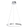 Candeeiro suspenso LED HOOP LED/27W/230V diâmetro 50 cm 4000K cromado brilhante