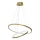 Candeeiro suspenso LED HOOP LED/51W/230V diâmetro 60 cm 4000K dourado