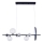 Candeeiro suspenso LED HYBRID LED/15W/230V + 7xG9/6W 4000K preto