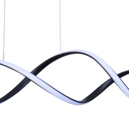 Candeeiro suspenso LED INFINITO LED/34W/230V preto