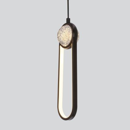 Candeeiro suspenso LED LACRIMA LED/15W/230V 3000K preto