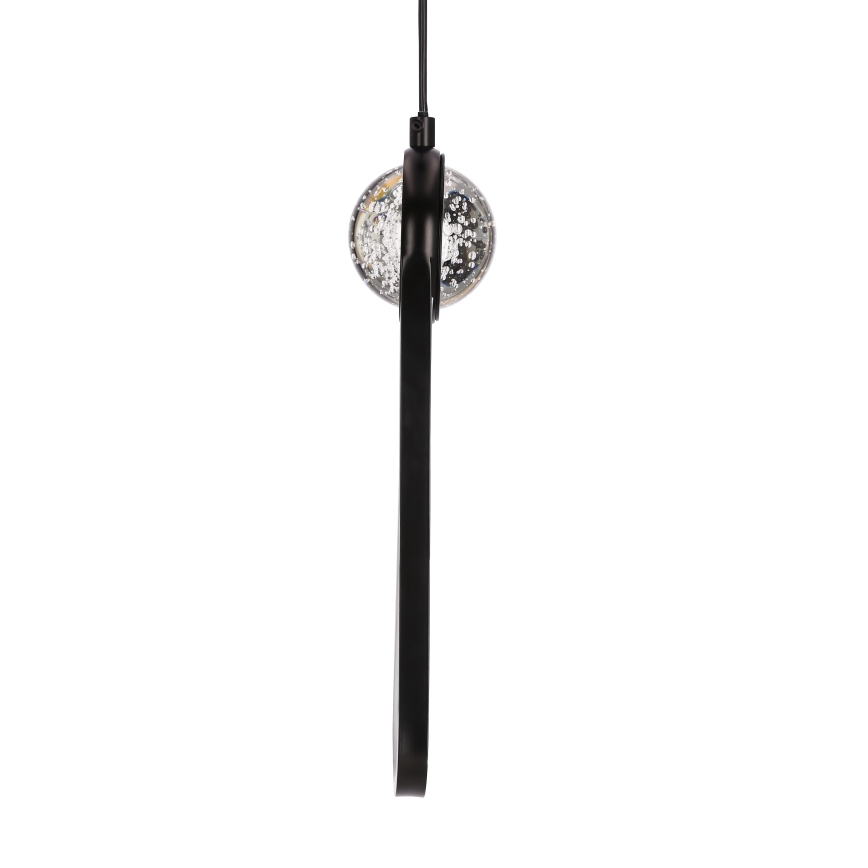 Candeeiro suspenso LED LACRIMA LED/15W/230V 3000K preto