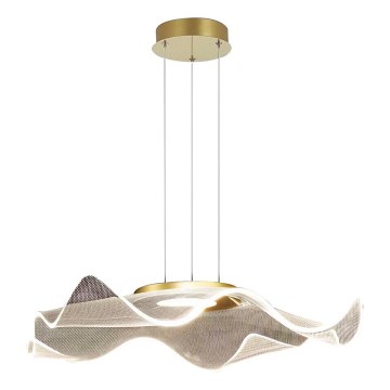Candeeiro suspenso LED LARGO LED/16W/230V dourado