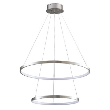 Candeeiro suspenso LED LEA LED/35W/230V 4000K diâmetro 60 cm cromado mate