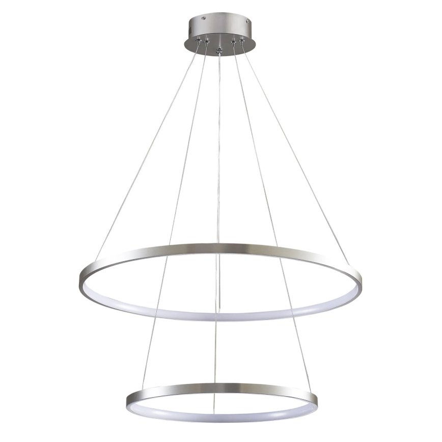 Candeeiro suspenso LED LEA LED/35W/230V 4000K diâmetro 60 cm cromado mate