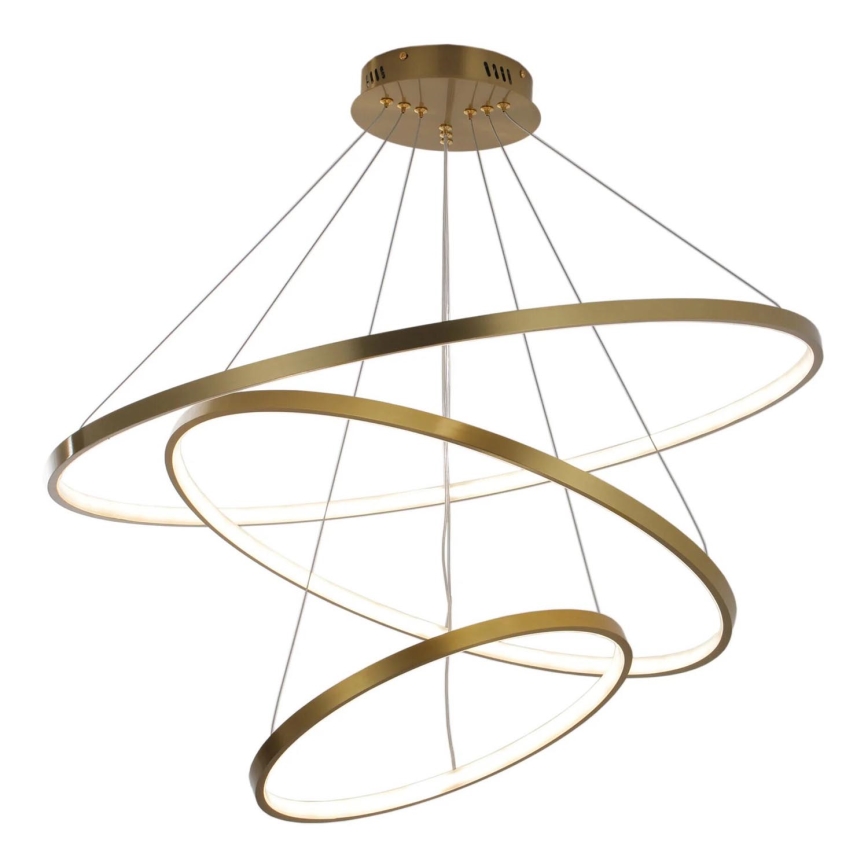 Candeeiro suspenso LED LEA LED/60W/230V 4000K diâmetro 80 cm dourado