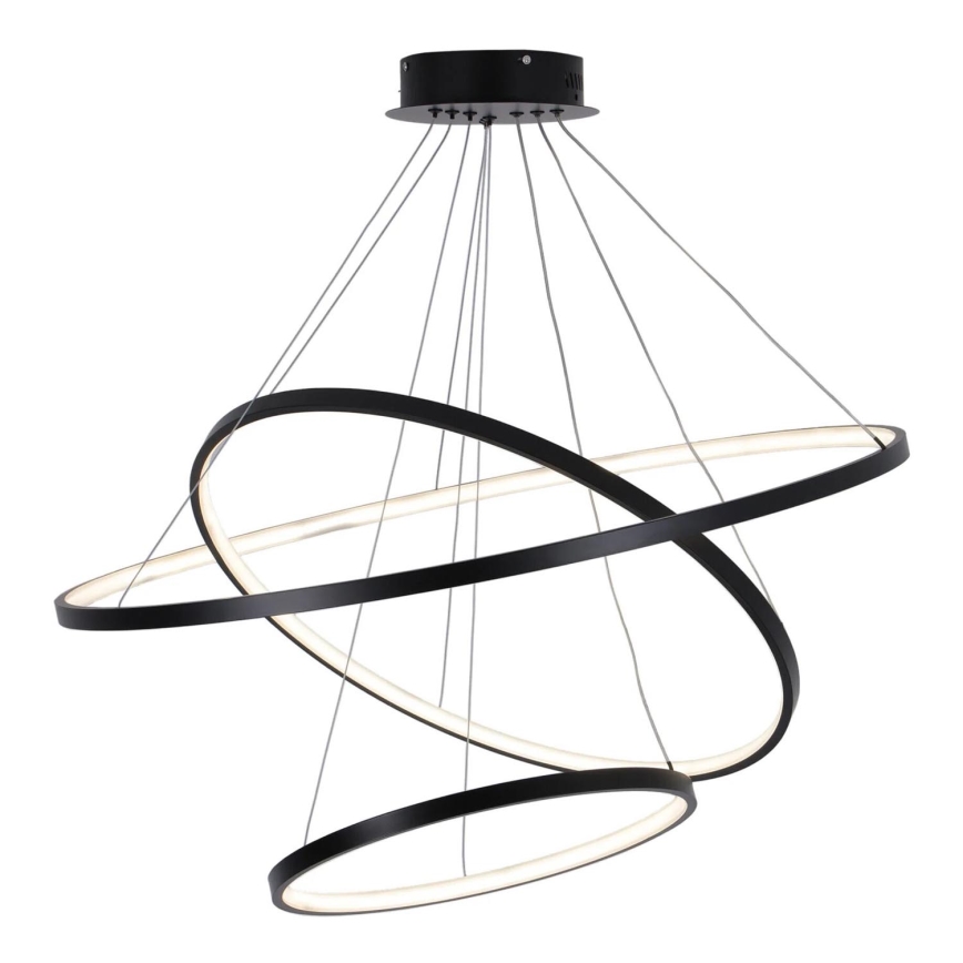Candeeiro suspenso LED LEA LED/60W/230V 4000K diâmetro 80 cm preto
