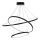 Candeeiro suspenso LED LEA LED/60W/230V 4000K diâmetro 80 cm preto