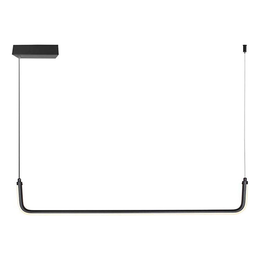 Candeeiro suspenso LED LED/12W/230V 4000K preto