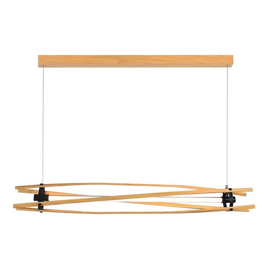 Candeeiro suspenso LED LED/15W/230V 3000K castanho